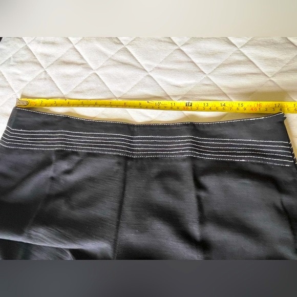 Zara black rayon blazer & pants 2 Pc summer suit for women US 10-12 - Picture 7 of 16